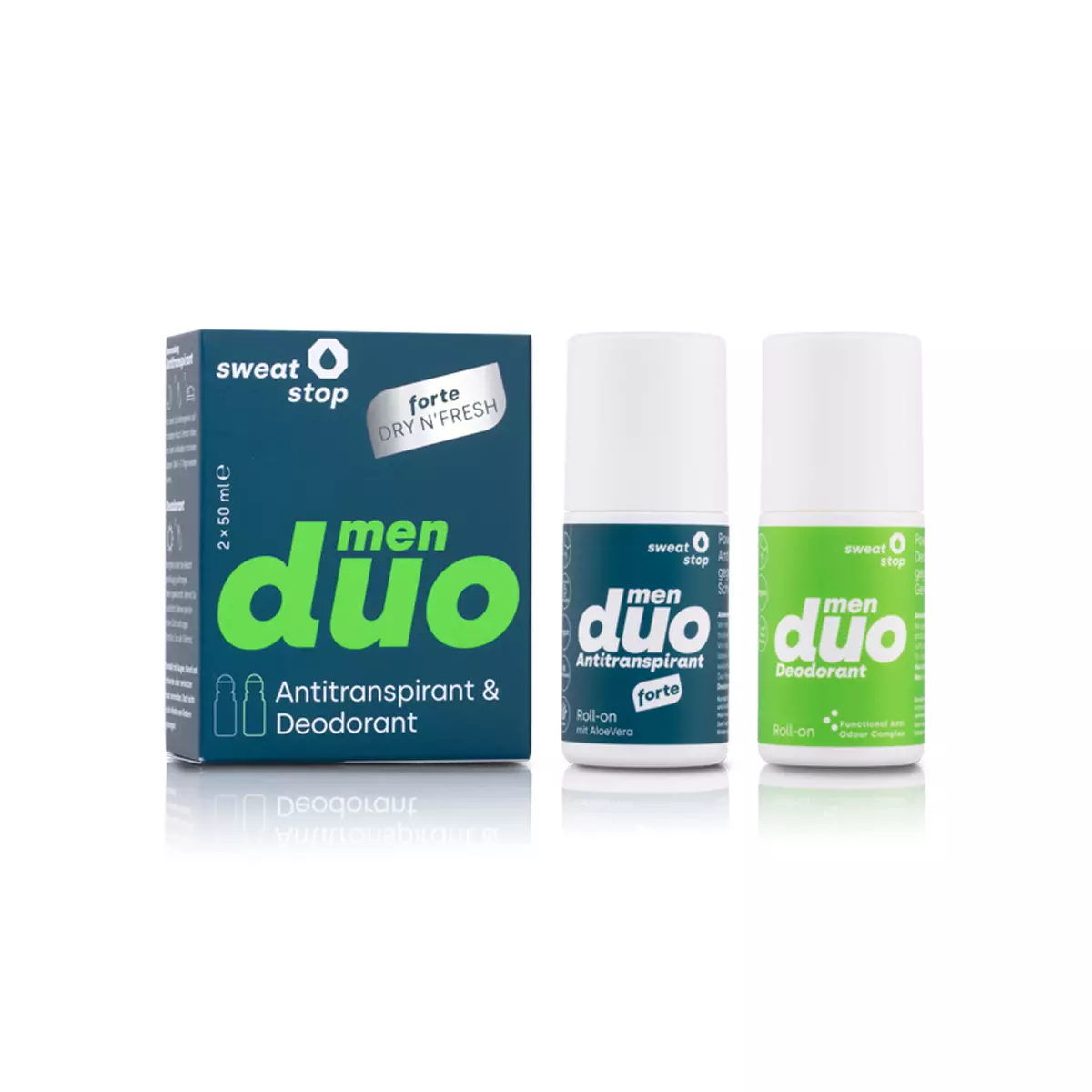 SweatStop® duo men DRY N'FRESH Power-Set Antitranspirant & Deodorant